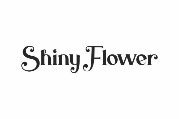 Shiny Flower Font - Featured Image