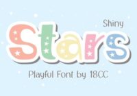Shiny Stars Font - Featured Image