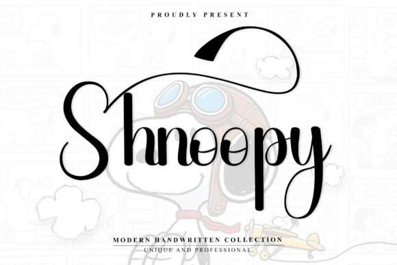 Shnoopy Font - Featured Image