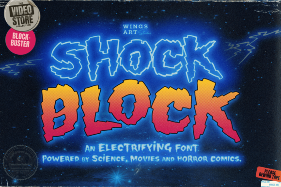Shock Block Font - Featured Image