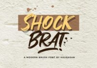 Shock Brat Font - Featured Image