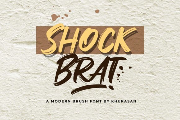 Shock Brat Font - Featured Image