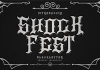 Shock Fest Font - Featured Image
