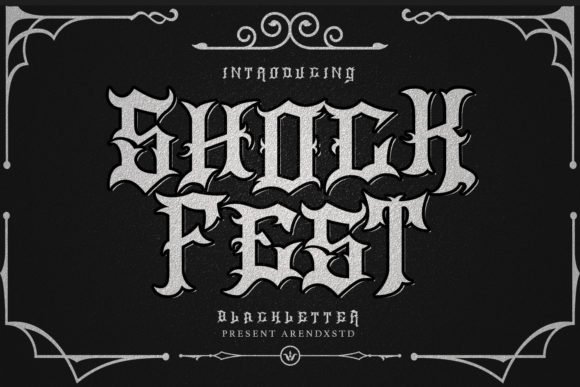 Shock Fest Font - Featured Image
