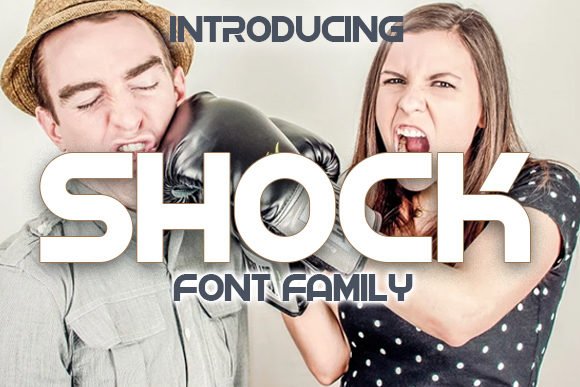 Shock Font - Featured Image