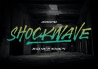 Shockwave - Brush Font - Featured Image