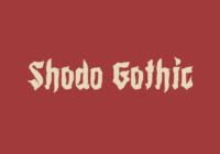 Shodo Gothic Font - Featured Image