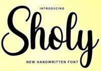 Sholy Font - Featured Image