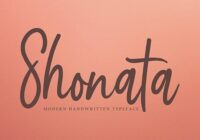 Shonata Font - Featured Image
