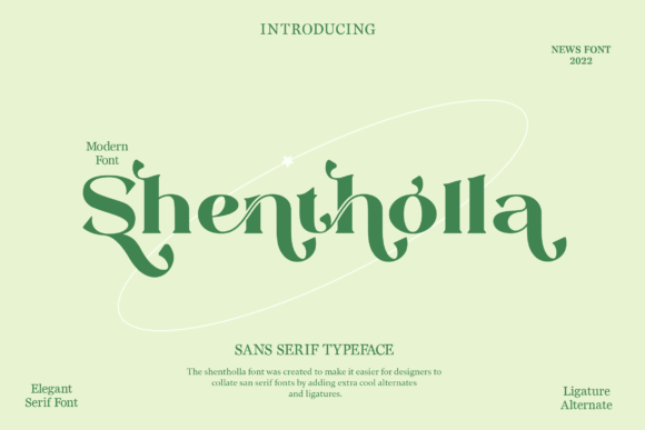 Shonthella Font - Featured Image