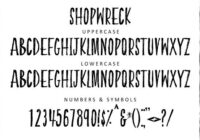 Shopwreck Font - Featured Image