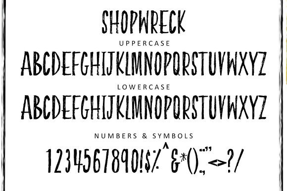 Shopwreck Font - Featured Image
