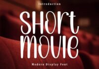 Short Movie Font - Featured Image