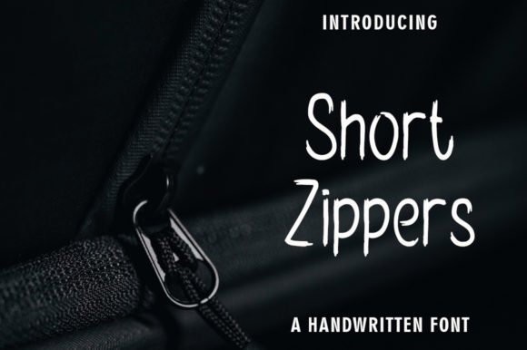 Short Zippers Font - Featured Image