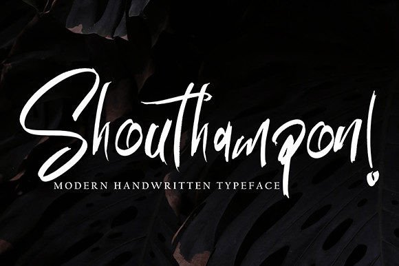 Shouthampon Font - Featured Image