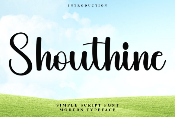 Shouthine Font - Featured Image