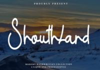Shouthland Font - Featured Image