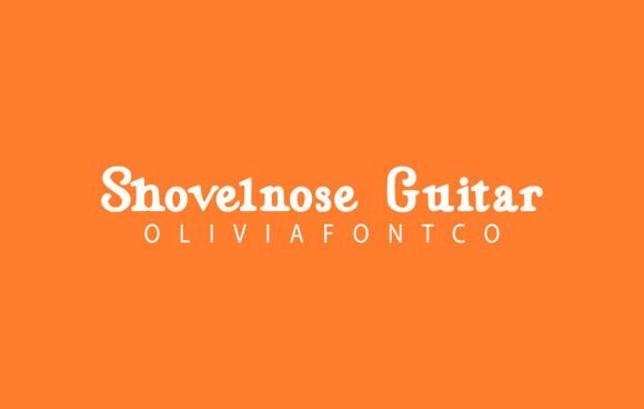 Shovelnose Guitar Font - Featured Image