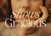 Shows Gracious Font - Featured Image