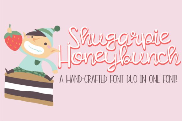 Shugarpie Honeybunch Font - Featured Image
