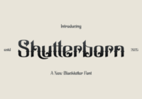 Shutterborn Font - Featured Image