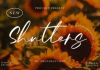 Shutters Font - Featured Image