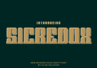 Sicredox Font - Featured Image