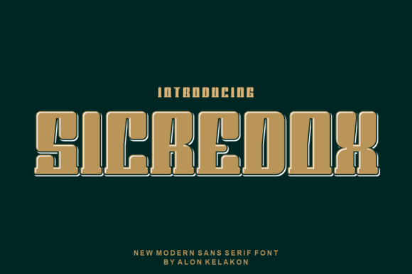 Sicredox Font - Featured Image