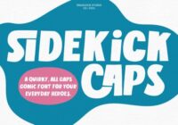 Sidekick Caps Font - Featured Image