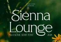 Sienna Lounge Font - Featured Image