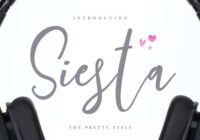 Siesta Font - Featured Image