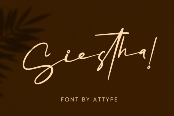 Siestha Font - Featured Image
