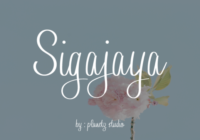 Sigajaya Font - Featured Image