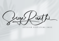 Sign Ranthi Font - Featured Image