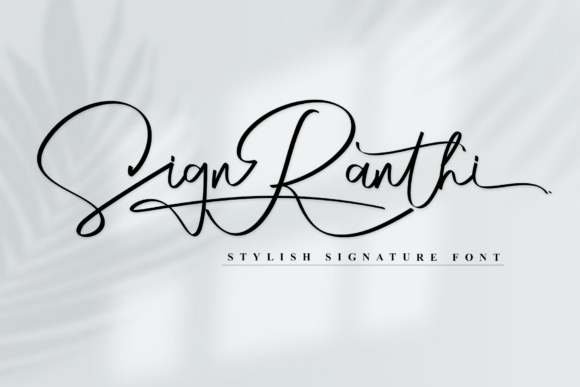 Sign Ranthi Font - Featured Image