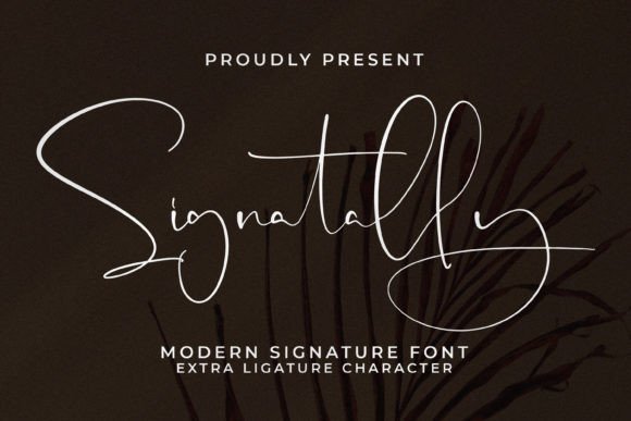 Signatally Font - Featured Image