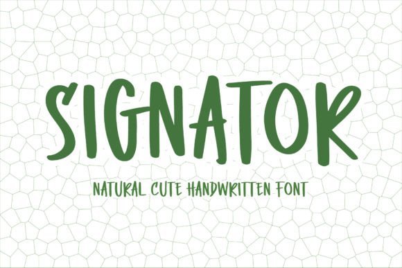 Signator Font - Featured Image