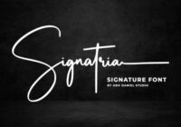 Signatria Font - Featured Image