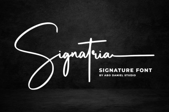 Signatria Font - Featured Image