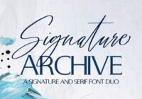 Signature Archive Font - Featured Image