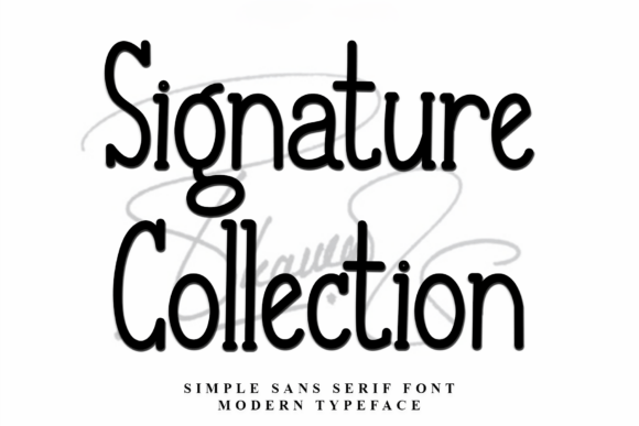 Signature Collection Font - Featured Image