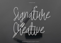 Signature Creative Font - Featured Image