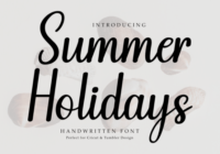 Signature Holidays Font - Featured Image