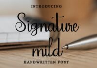 Signature Mild Font - Featured Image