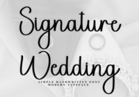 Signature Wedding Font - Featured Image