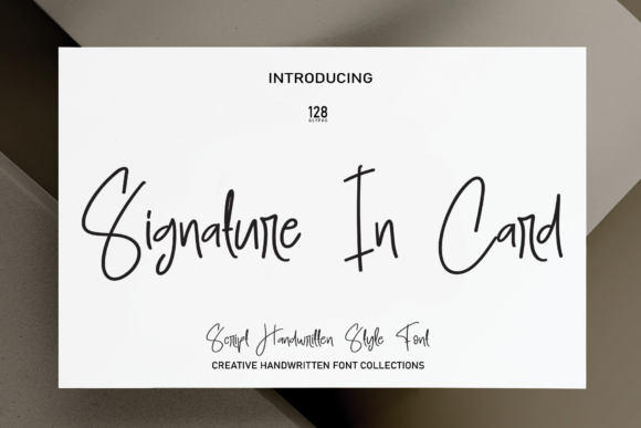 Signature in Card Font - Featured Image