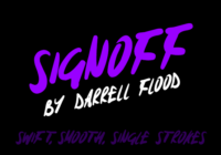 Signoff Font - Featured Image