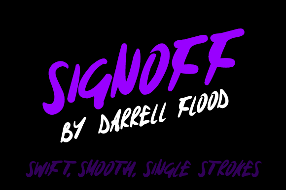 Signoff Font - Featured Image