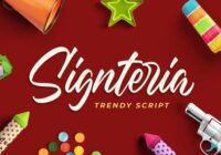 Signteria Font - Featured Image