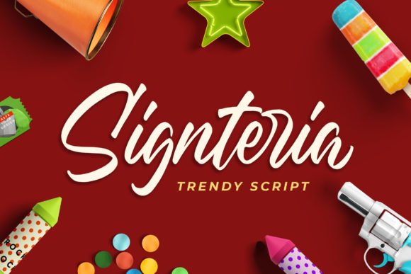 Signteria Font - Featured Image